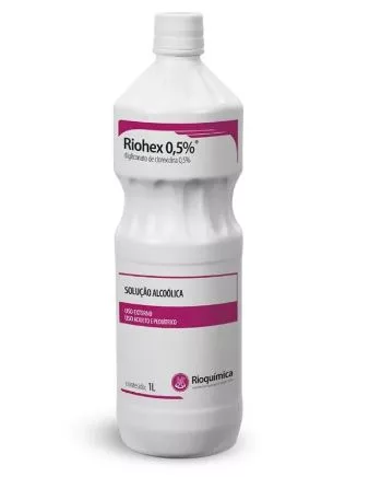 CLOREXIDINA 0,5% ALCOOLICA 1L RIOHEX RIOQUIMICA