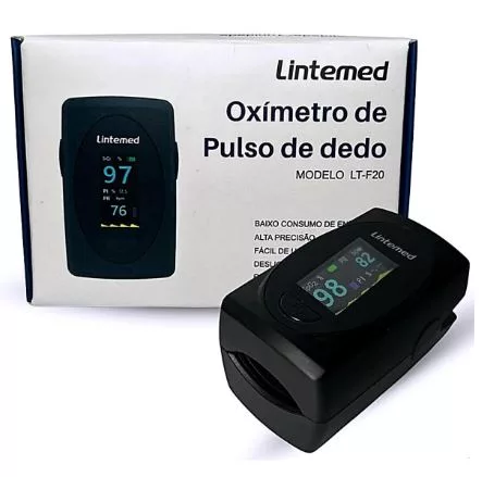 OXIMETRO DE PULSO DE DEDO OLED - LINTMED SUPERMEDY