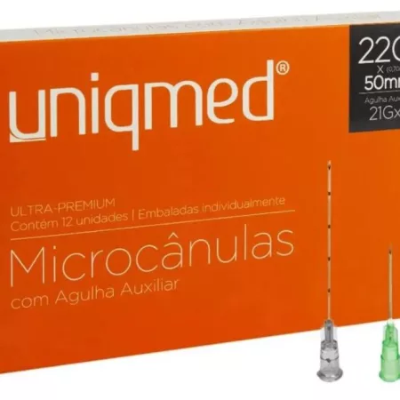 MICROCANULA 22GX50MM AG AUXILIAR 21G UNIQMED