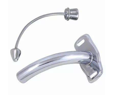 CANULA TRAQ. CURTA METAL N. 4,0 - FRADEL