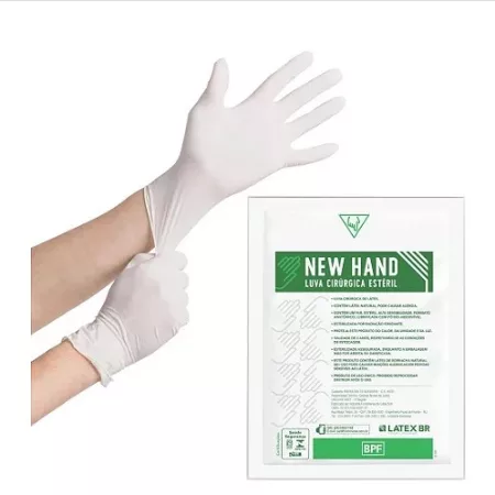 LUVA CIRURGICA N.7,0 ESTERIL - NEW HAND