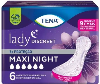 ABSORVENTE GER. GER. C/06 - TENA LADY DISCREET MAXI NIGHT