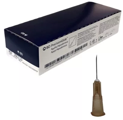 AGULHA HIPOD. 13 X 0,40 (27G X 1/2) C/100  - BD