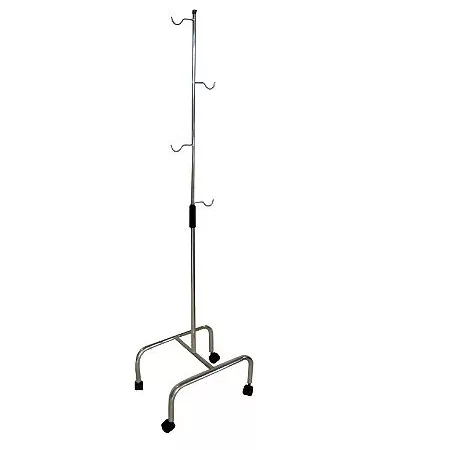 SUPORTE PARA SORO C/4 RODIZIOS INOX - SALUTEM S-1200-1