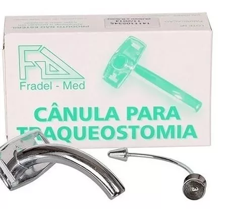 CANULA TRAQ. STD METAL N. 5,0 - FRADEL