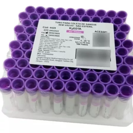 TB COLETA SANGUE VACUO 4ML EDTA K3 - LABOR IMPORT