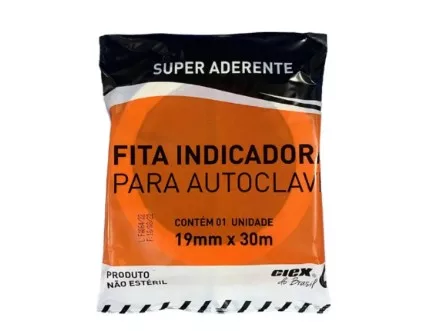 FITA ADESIVA 19 X 30 P/ AUTOCLAVE - CIEX
