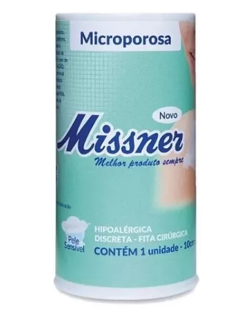 FITA CIRURG MICROP 10CM X 4,5M BRANCO MISSNER