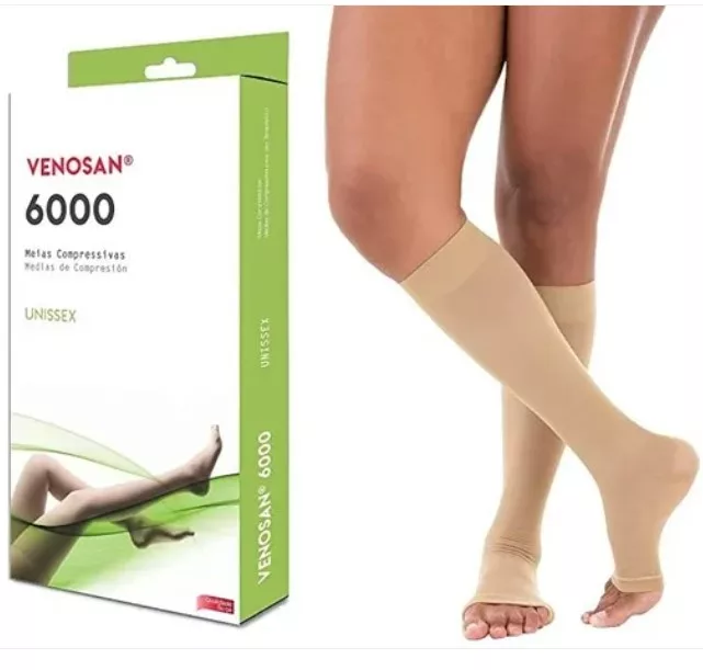 MEIA 6000 3/4 PANTU (AD) 20-30 ABERTO GRANDE BEGE VENOSAN