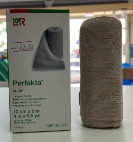 BANDAGEM ELAST COMPRESSAO 10CM X 5M PERFEKTA VENOSAN