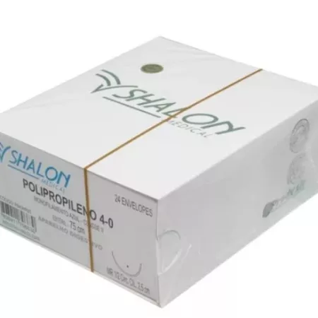 POLIPROPILENO 4-0 1/2 C/ 2 AG1,5 CT - SHALON P402MRV15