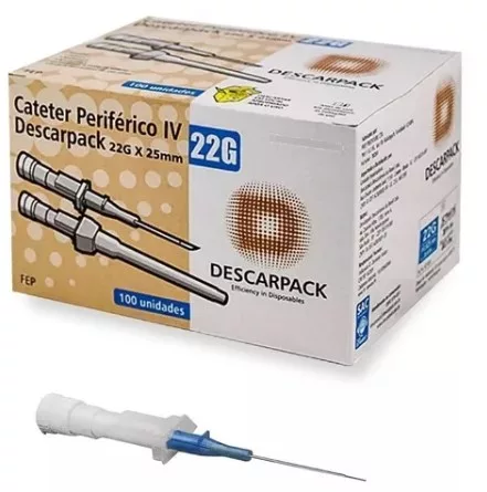 CATETER VENOSO PERIF. 22G - DESCARPACK