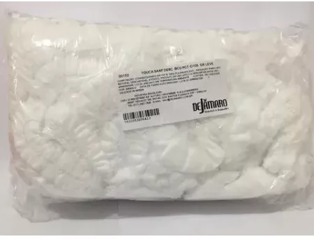 TOUCA SANF C/ ELAST BRANCO C/100 - DEJAMARO