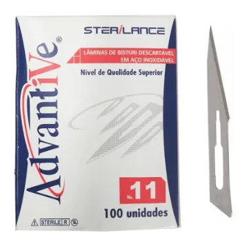 LAMINA BISTURI N 11 INOX ADVANTIVE
