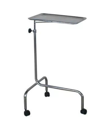 MESA DE MAYO INOX C/ RODIZIOS - S-1000-3 - SALUTEM