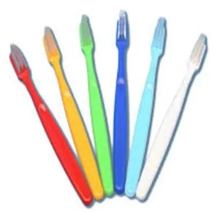 ESCOVA DENTAL ADULTO C/PROT. DE CERDAS CORES DIVERSAS - MEDFIO
