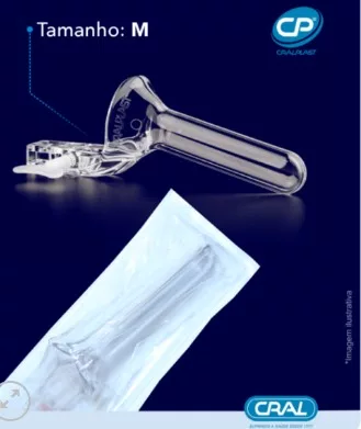 ESPECULO VAG LUB ESTÉRIL MEDIO CRAL