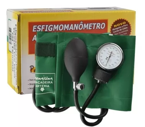 ESFIGMO NYLON VELCRO ADULTO VERDE PREMIUM