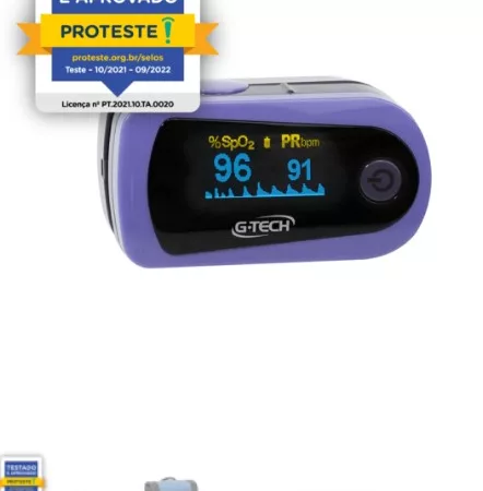 OXIMETRO DE PULSO DE DEDO OLED - G-TECH