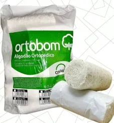 ATADURA ALGODAO 10CM X 1,0M C/12 ORTOBOM