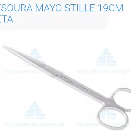 TESOURA MAYO STILLE 19CM RETA - ABC 389
