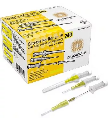 CATETER SEGUR. 24G DESCARPACK