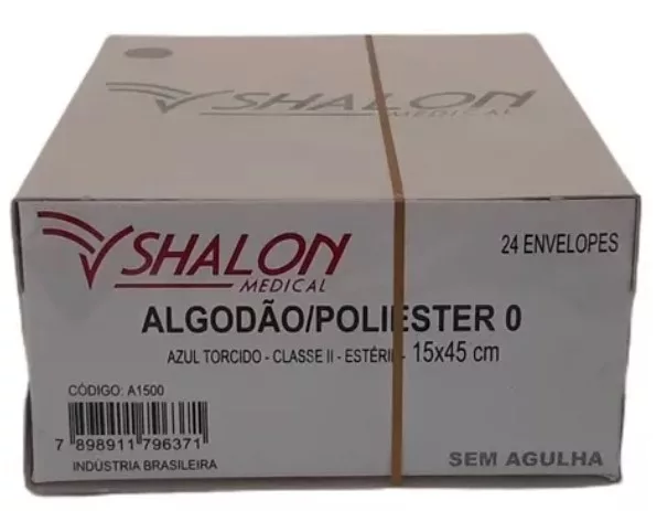 FIO ALGODAO 0-0 S/AG. 15X45CM SHALON A1500