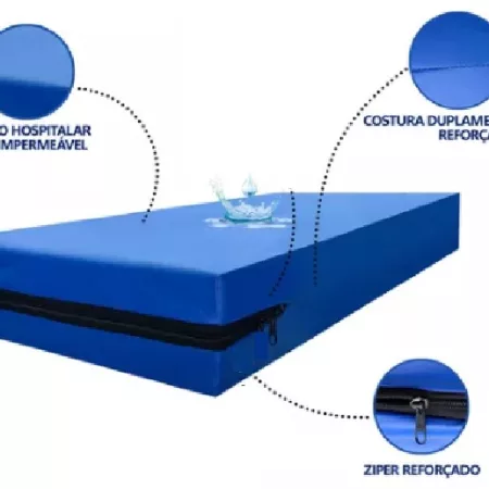 CAPA P/ COLCHÃO HOSP COURVIM 1,90X88X13 CM MHP
