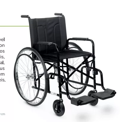 CADEIRA DE RODAS M2000 PM PRETA PNEU INFLAVEL (85KG) - CDS