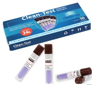 INDICADOR BIOLOGICO 24H C/10 CLEAN TEST CLEAN UP