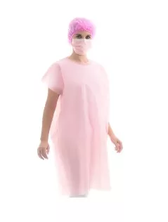 AVENTAL S/MANGA GR20 ROSA C/10 -  PROTDESC