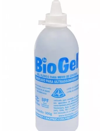 GEL 300GR ECG/ULTRASSOM FRASCO - BIOGEL