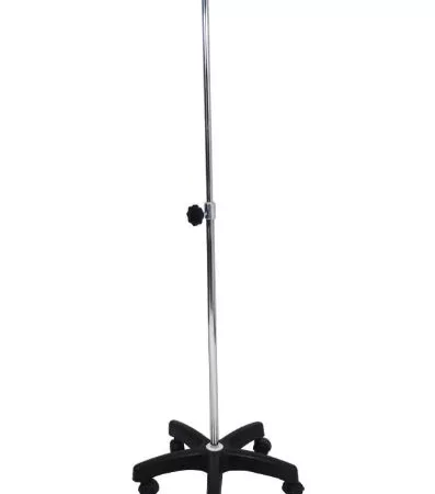 SUPORTE PARA SORO C/ 5 RODIZIOS INOX - SALUTEM S-8404-A