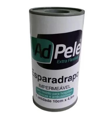 ESPARADRAPO 10CM X 4,5M BRANCO IMPERMEAVEL - ADPELE MISSNER