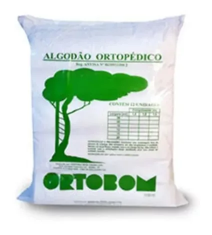 ATADURA ALGODAO 10CM X 1,8M C/12 ORTOBOM