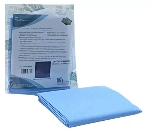 CAMPO CIRURGICO 80X80CM S/ FENESTRA ESTÉRIL PROTDESC