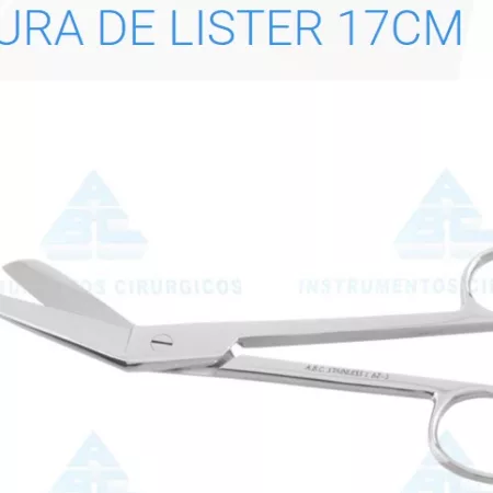 TESOURA DE LISTER 17 CM - ABC 0324