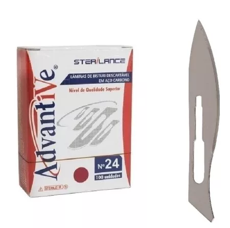 LAMINA BISTURI N 24 CARB - ADVANTIVE