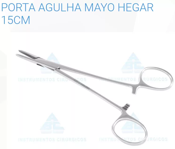 PORTA AGULHA MAYO HEGAR 15CM - ABC 1048