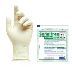 LUVA CIRURGICA N.7,5 S/PO SENSIFREE MUCAMBO