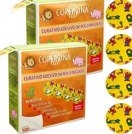 ADESIVO POS COLETA REDONDO INF. C/500 - COPERTINA