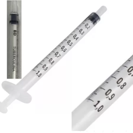 SERINGA 01ML INSUL S/AG LUER SLIP - BD TUBERCULINA
