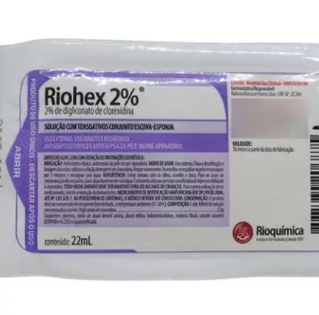 ESCOVA C/ CLOREXIDINA 2% - RIOHEX RIOQUIMICA