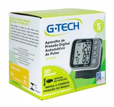 APARELHO PRESSAO DIG PULSO G-TECH BPGP450SP