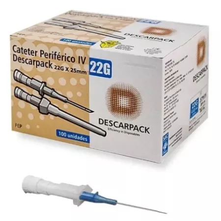 CATETER SEGUR. 22G DESCARPACK