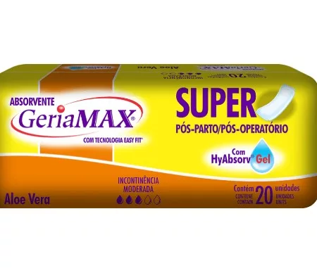 ABSORVENTE GERIATRICO C/20 - GERIAMAX