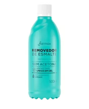 REMOVEDOR S/ACETONA 500ML ARGAN - FARMAX