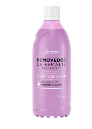 REMOVEDOR S/ACETONA 500ML UVA - FARMAX