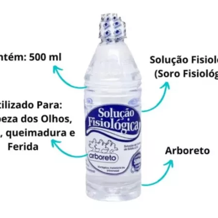 PRODUTO GENERICO - SORO FISIOLOGICO 500ML S/AB - ARBORETO
