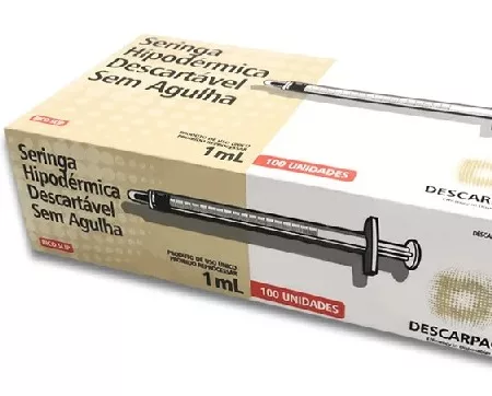 SERINGA 01ML INSUL S/AG LUER SLIP - DESCARPACK